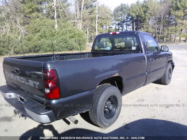 1GCEC14X04Z320656 - 2004 CHEVROLET SILVERADO C1500 GRAY photo 4