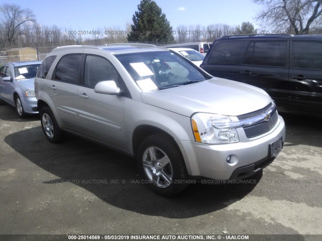 2CNDL73F576110668 - 2007 CHEVROLET EQUINOX LT SILVER photo 1