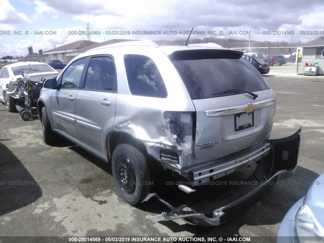 2CNDL73F576110668 - 2007 CHEVROLET EQUINOX LT SILVER photo 3