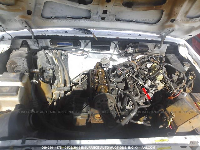 1FTCR10A0VTA42854 - 1997 FORD RANGER WHITE photo 10