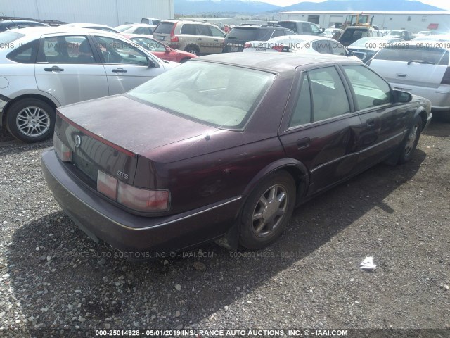 1G6KY5290VU834170 - 1997 CADILLAC SEVILLE STS PURPLE photo 4