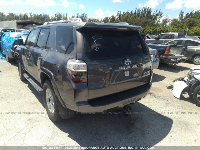 JTEZU5JR3F5094808 - 2015 TOYOTA 4RUNNER SR5/LIMITED GRAY photo 3