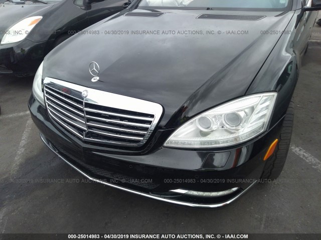 WDDNG7BB3AA334730 - 2010 MERCEDES-BENZ S 550 BLACK photo 6