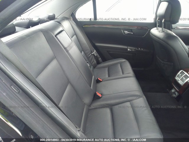 WDDNG7BB3AA334730 - 2010 MERCEDES-BENZ S 550 BLACK photo 8