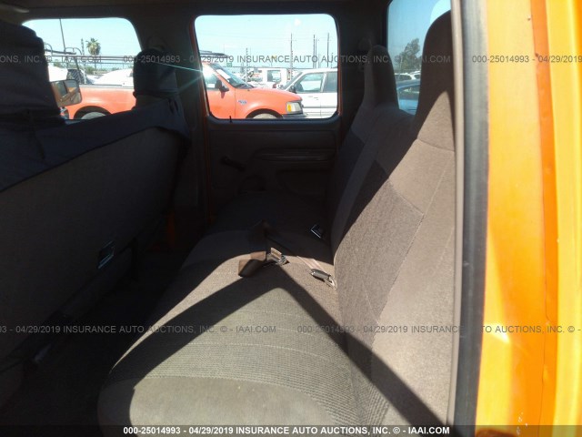 1FTJW35H0TEB09858 - 1996 FORD F350 ORANGE photo 8