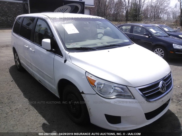 2V8HW34139R550144 - 2009 VOLKSWAGEN ROUTAN SE WHITE photo 1