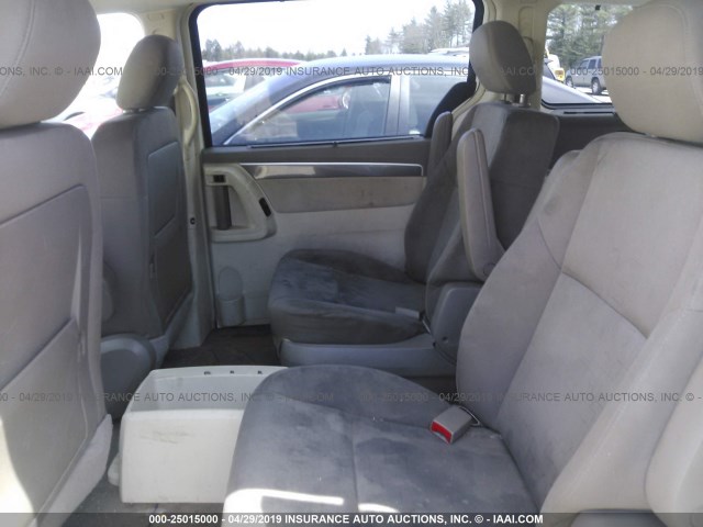 2V8HW34139R550144 - 2009 VOLKSWAGEN ROUTAN SE WHITE photo 8