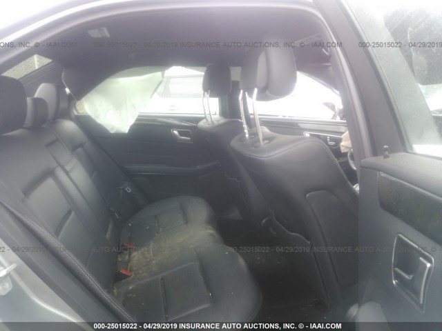 WDDHF5KB9EB043671 - 2014 MERCEDES-BENZ E 350 GRAY photo 8