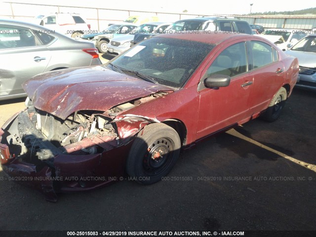 4A3AB36S05E047495 - 2005 MITSUBISHI GALANT LS MEDIUM MAROON photo 2