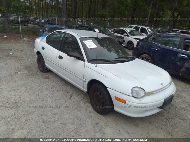 1B3ES47C4WD561747 - 1998 DODGE NEON HIGHLINE/SPORT/LE WHITE photo 1