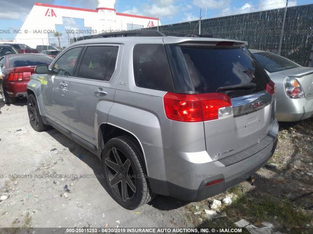 2CTALSEC2B6204629 - 2011 GMC TERRAIN SLE SILVER photo 3