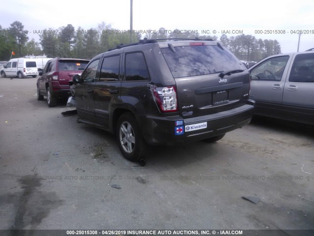 1J4GR48K55C587281 - 2005 JEEP GRAND CHEROKEE LAREDO/COLUMBIA/FREEDOM 灰色 照片 3