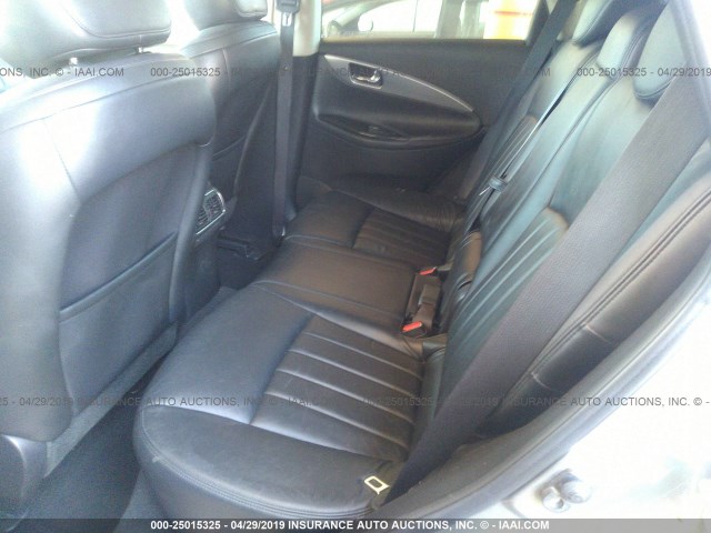 JNKAJ09F68M358585 - 2008 INFINITI EX35 JOURNEY SILVER photo 8