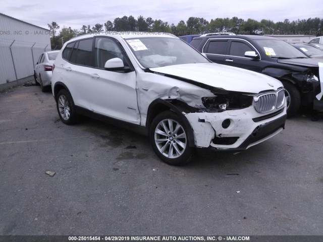 5UXWZ7C33H0X39971 - 2017 BMW X3 SDRIVE28I WHITE photo 1