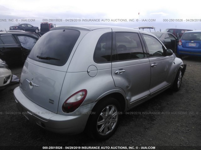 3A4FY58B77T547022 - 2007 CHRYSLER PT CRUISER TOURING SILVER photo 4