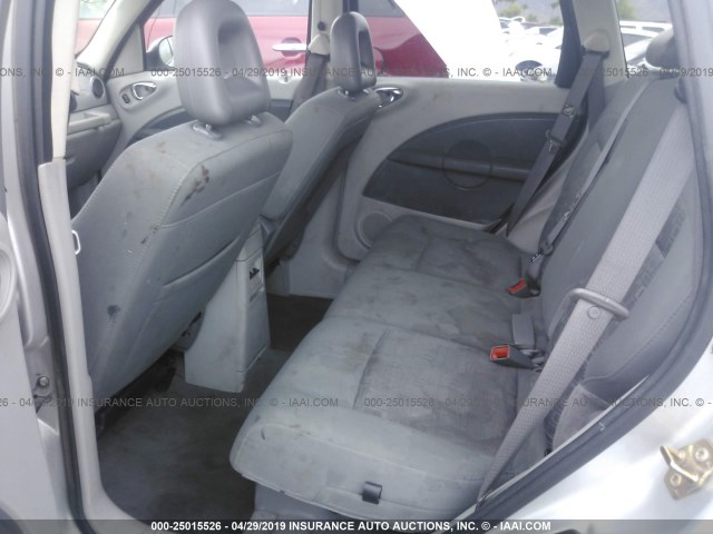 3A4FY58B77T547022 - 2007 CHRYSLER PT CRUISER TOURING SILVER photo 8