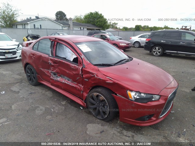 JA32U8FW0FU004346 - 2015 MITSUBISHI LANCER GT RED photo 1