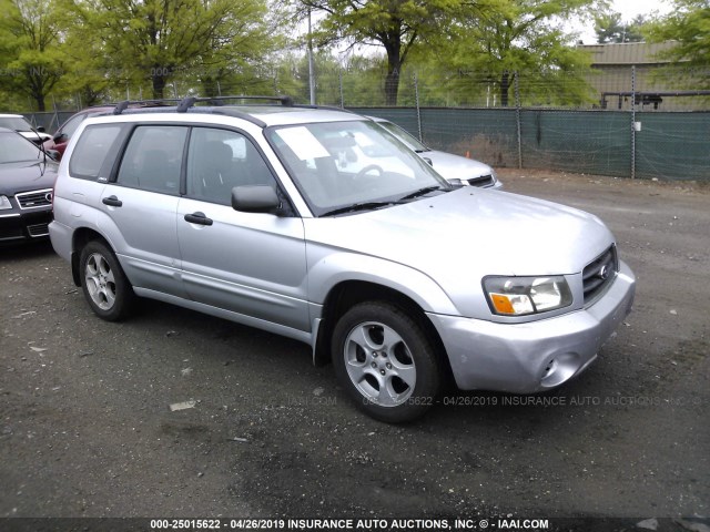 JF1SG65673H732125 - 2003 SUBARU FORESTER 2.5XS SILVER photo 1