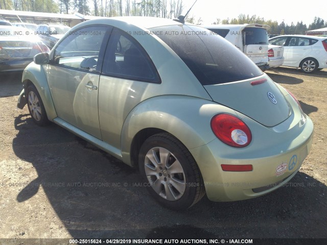 3VWPW31C18M519720 - 2008 VOLKSWAGEN NEW BEETLE S GREEN photo 3