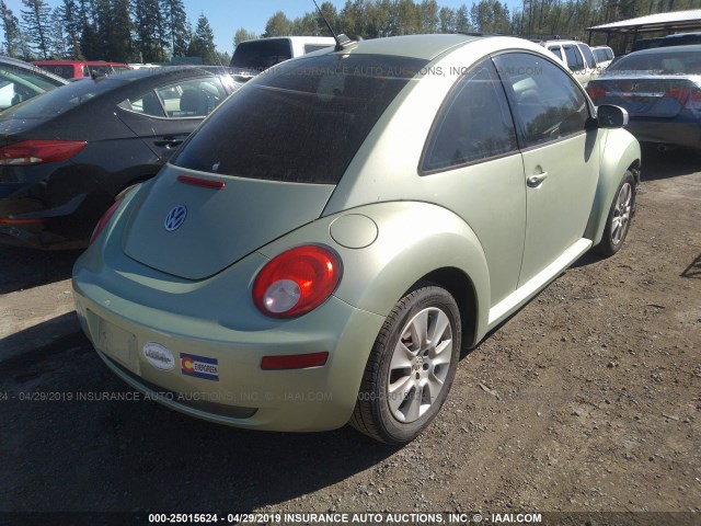 3VWPW31C18M519720 - 2008 VOLKSWAGEN NEW BEETLE S GREEN photo 4