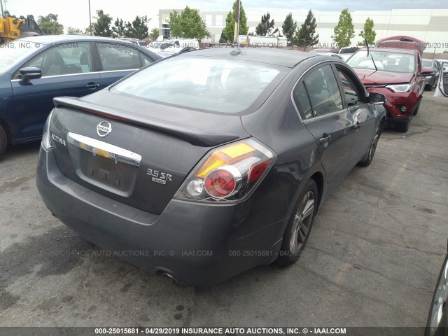 1N4BL2AP1BN405061 - 2011 NISSAN ALTIMA SR GRAY photo 4