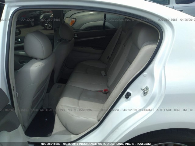 JN1CV6AP2CM930169 - 2012 INFINITI G37 SPORT WHITE photo 8