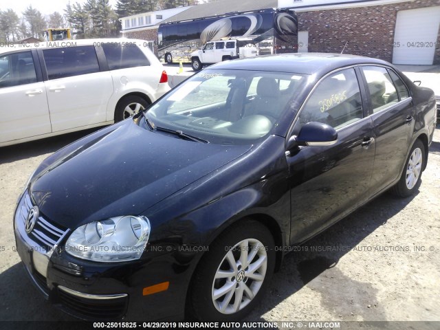 3VWRZ7AJ2AM158428 - 2010 VOLKSWAGEN JETTA SE/SEL BLACK photo 2