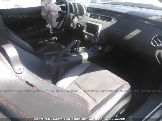 2G1FZ1EP2D9804350 - 2013 CHEVROLET CAMARO ZL1 WHITE photo 5