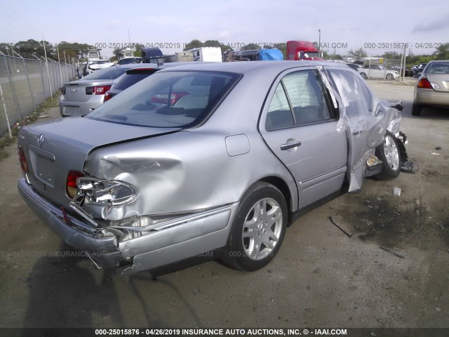 WDBJF65H9XA872328 - 1999 MERCEDES-BENZ E 320 SILVER photo 4