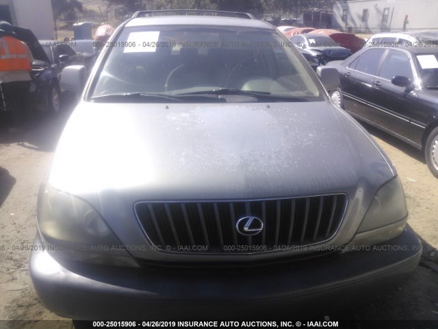 JT6GF10U6Y0068960 - 2000 LEXUS RX 300 SILVER photo 6