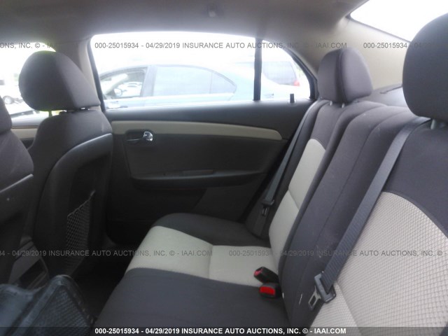 1G1ZC5EB7AF135358 - 2010 CHEVROLET MALIBU 1LT TAN photo 8