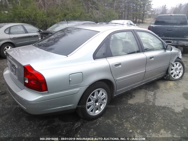 YV1TS592851399759 - 2005 VOLVO S80 2.5T SILVER photo 4