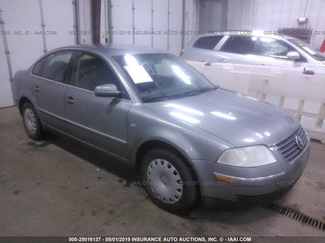 WVWMD63B74E072781 - 2004 VOLKSWAGEN PASSAT GL GRAY photo 1