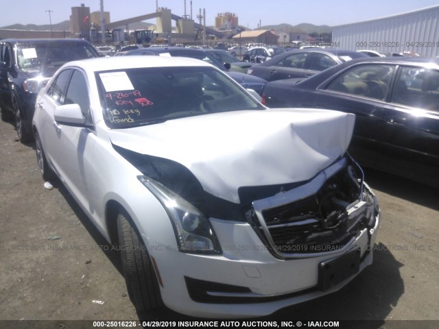 1G6AA5RX5F0112190 - 2015 CADILLAC ATS WHITE photo 1