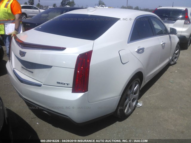 1G6AA5RX5F0112190 - 2015 CADILLAC ATS WHITE photo 4