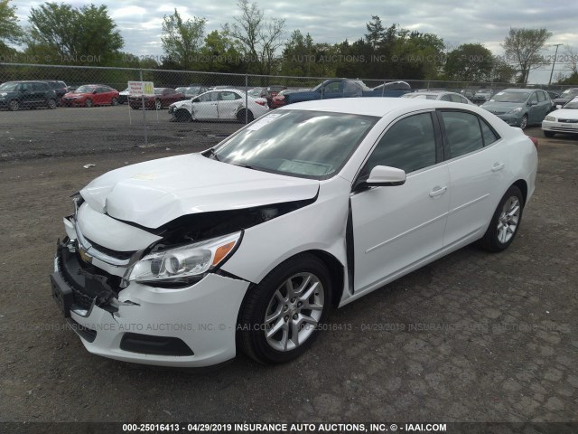 1G11C5SL3FU119980 - 2015 CHEVROLET MALIBU 1LT 白色 照片 2