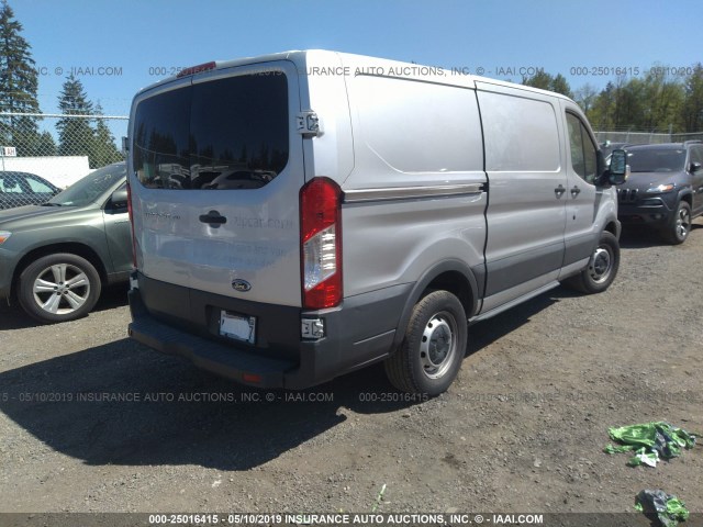 1FTNE1YM6FKB02159 - 2015 FORD TRANSIT T-150 GRAY photo 4