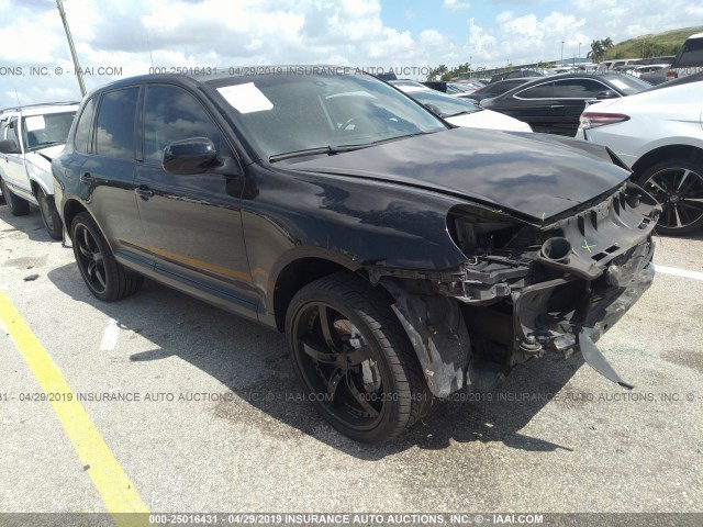 WP1AB29P25LA62479 - 2005 PORSCHE CAYENNE S BLACK photo 1