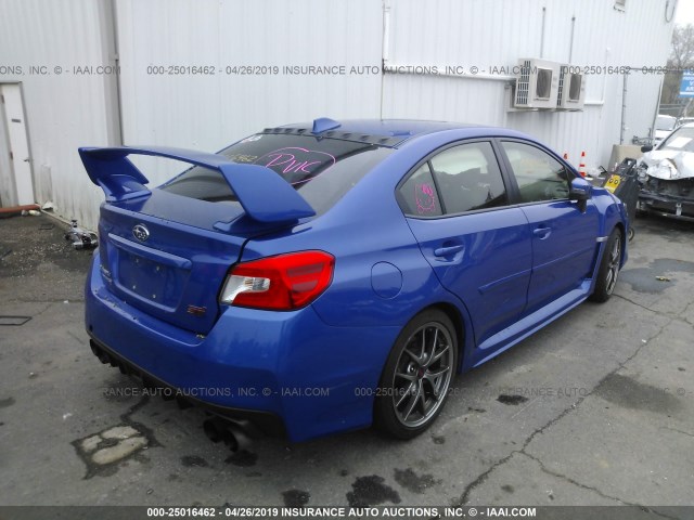 JF1VA2Y64G9827681 - 2016 SUBARU WRX STI/LIMITED BLUE photo 4