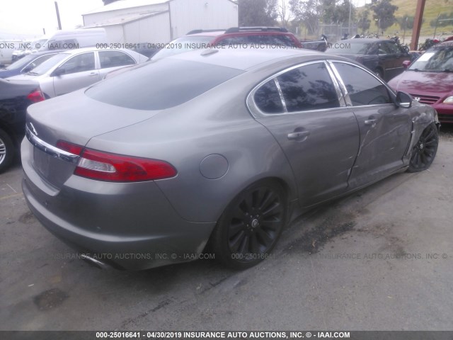 SAJWA06B09HR02521 - 2009 JAGUAR XF PREMIUM LUXURY TAN photo 4