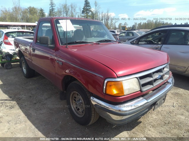 1FTCR10A7RPB64433 - 1994 FORD RANGER RED photo 1