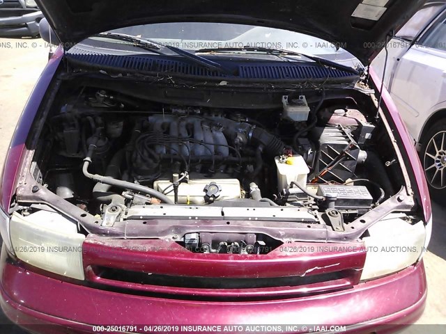 4N2DN11W6SD846993 - 1995 NISSAN QUEST XE/GXE RED photo 10