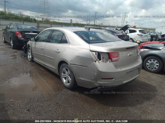 1G11B5SL7FF218437 - 2015 CHEVROLET MALIBU LS GOLD photo 3
