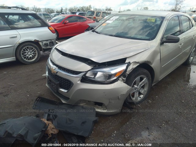 1G11B5SL7FF218437 - 2015 CHEVROLET MALIBU LS GOLD photo 6