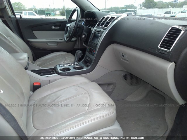 1GKEV33758J133607 - 2008 GMC ACADIA SLT-2 WHITE photo 5