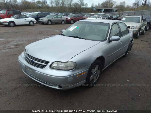 1G1NE52JX3M711804 - 2003 CHEVROLET MALIBU LS SILVER photo 2