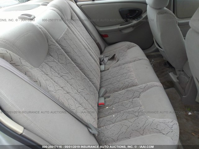 1G1NE52JX3M711804 - 2003 CHEVROLET MALIBU LS SILVER photo 8