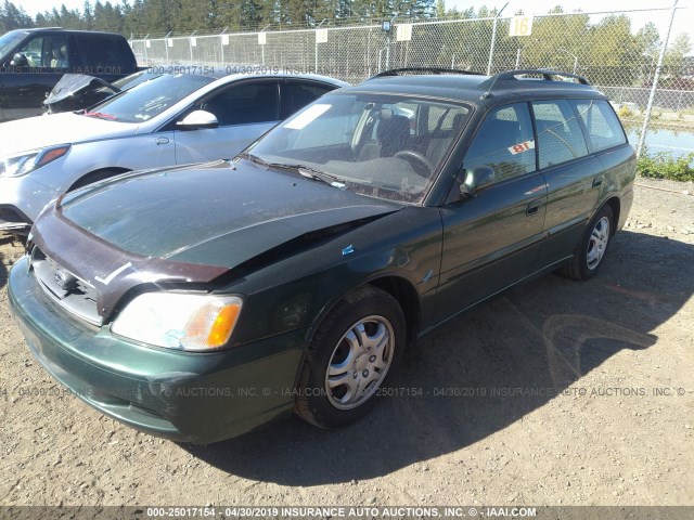 4S3BH635537302956 - 2003 SUBARU LEGACY L/L SPECIAL GREEN photo 2