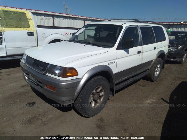 JA4MT31P7WP006829 - 1998 MITSUBISHI MONTERO SPORT LS WHITE photo 2