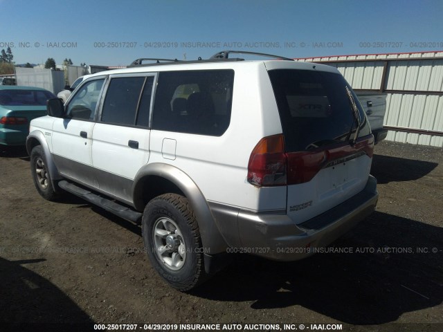 JA4MT31P7WP006829 - 1998 MITSUBISHI MONTERO SPORT LS WHITE photo 3